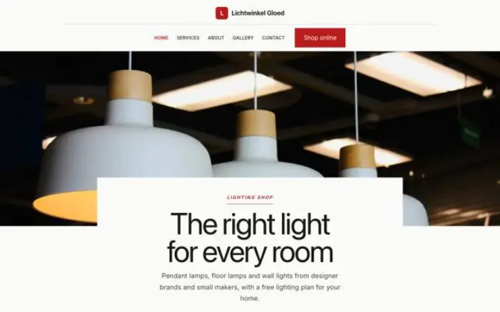 Tema Lichtwinkel Gloed