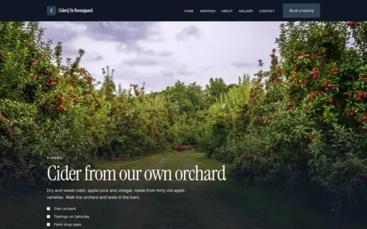 Tema Ciderij De Boomgaard