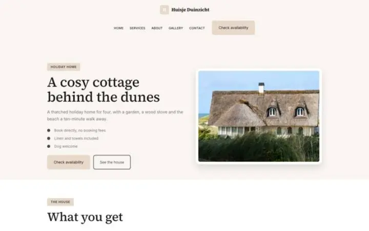 Tema Huisje Duinzicht