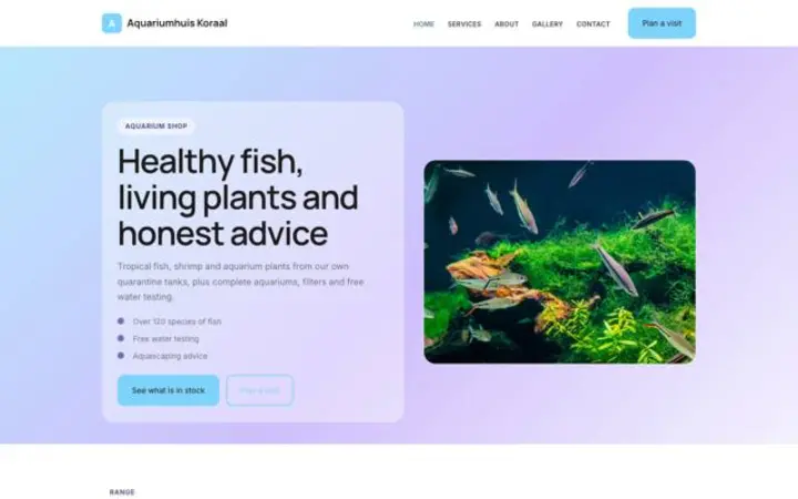 Tema Aquariumhuis Koraal